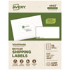 EcoFriendly Mailing Labels, Inkjet/Laser Printers, 2 x 4, White, 10/Sheet, 100 Sheets/Pack