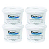 CleanCide Disinfecting Wipes, 1-Ply, 8 x 5.5, Fresh Scent, White, 400/Tub, 4 Tubs/Carton