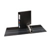 Heavy-Duty Non-View Binder with DuraHinge, Three Locking One Touch EZD Rings and Spine Label, 3" Capacity, 11 x 8.5, Black