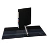 Heavy-Duty Non-View Binder with DuraHinge and One Touch EZD Rings, 3 Rings, 1" Capacity, 11 x 8.5, Black