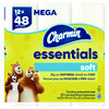 Essentials Soft Bathroom Tissue, Septic Safe, 2-Ply, White, 330 Sheets/Roll, 12 Rolls/Pack, 4 Packs/Carton