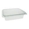 EarthChoice Tamper Evident Recycled Hinged Lid Deli Container, 48 oz, 8.3 x 7.87 x 2.38, Clear, Plastic, 150/Carton