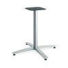 Between Seated-Height X-Base for 42" Table Tops, 32.68w x 29.57h, Silver