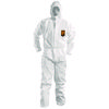 A50 Breathable Splash and Particle Protection Overalls, White, 2X-Large, 25/Carton