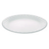 Placesetter Satin Non-Laminated Foam Dinnerware, Plate, 9" dia, White, 500/Carton