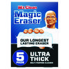 Magic Eraser, Ultra-Thick, 4.6" x 2.3", 1.2" Thick, White, 5/Pack, 2 Packs/Carton