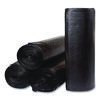 Low-Density Can Liners, 33 gal, 1.25 mil, 33" x 39", Black, Flat Pack, 250/Carton