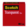 Transparent Tape, 1" Core, 0.5" x 72 yds, Transparent