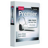 Premier Easy Open ClearVue Locking Slant-D Ring Binder, 3 Rings, 2" Capacity, 11 x 8.5, White