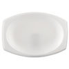 Foam Dinnerware, Oval Platter, 6.75 X 9.8, White, 125/pack, 4 Packs/carton