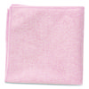 Microfiber Cleaning Cloths, 16 x 16, Pink, 24/Pack