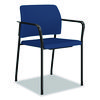 Accommodate Series Guest Chair with Arms, Vinyl Upholstery, 23.5" x 22.25" x 32", Elysian Seat/Back, Charblack Legs, 2/Carton