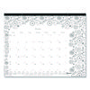 Monthly Desk Pad Calendar, DoodlePlan Coloring Pages, 22 x 17, Black Binding, Clear Corners, 12-Month (Jan to Dec): 2025