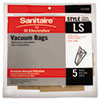 Commercial Upright Vacuum Cleaner Replacement Bags, Style Ls, 5/pack