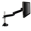 Dual Monitor Swivel Arm, 360 Degree Rotation, +15 Degree/-90 Degree Tilt, 180 Degree Pan, Black/gray, Supports 30 Lb