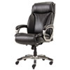 Alera Veon Series Executive High-Back Bonded Leather Chair, Supports Up To 275 Lb, Black Seat/back, Graphite Base