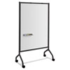 <strong>Safco®</strong><br />Impromptu Magnetic Whiteboard Collaboration Screen, 42w x 21.5d x 72h, Black/White