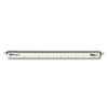 <strong>Chartpak®</strong><br />Adjustable Triangular Scale Aluminum Architects Ruler, 12" Long, Silver
