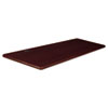 Height-Adjustable Flipper Table Top, Rectangular, 72w X 24d, Mahogany