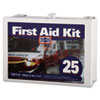 #25 Steel First Aid Kit For Up To 25 People, 159 Pieces, Steel