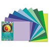 Tru-Ray Construction Paper, 76lb, 12 X 18, Assorted Cool/warm Colors, 25/pack