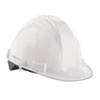 A-Safe Peak Hard Hat, White, Rain Trough