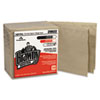 Light Duty Three-Ply Paper Wipers, Quarterfold, 13 X 13, Brown, 50/pack, 12/carton