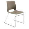 Motivate High-Density Stacking Chair, Supports Up To 300 Lb, Shadow Seat, Shadow Back, Chrome Base, 4/carton