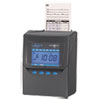 7500E Totalizing Time Recorder, LCD Display, Charcoal