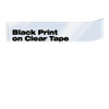 <strong>Brother P-Touch®</strong><br />TZe Standard Adhesive Laminated Labeling Tape, 0.7" x 26.2 ft, Black on Clear