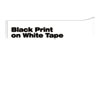 <strong>Brother P-Touch®</strong><br />TZe Standard Adhesive Laminated Labeling Tape, 0.7" x 26.2 ft, Black on White