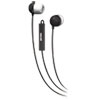 In-Ear Buds with Built-in Microphone, 4 ft Cord, Black