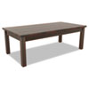 <strong>Alera®</strong><br />Alera Valencia Series Occasional Table, Rectangle, 47.25w x 19.13d x 16.38h, Mahogany