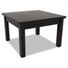 Alera Valencia Series Occasional Table, Rectangle, 23.63w X 20d X 20.38h, Black