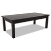 <strong>Alera®</strong><br />Alera Valencia Series Occasional Table, Rectangle, 47.25w x 19.13d x 16.38h, Black