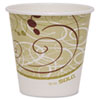 Single-Sided Poly Paper Hot Cups In Symphony Design, 10 Oz, 50 Sleeve, 20 Sleeves/carton