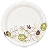 <strong>Dixie®</strong><br />Pathways Soak Proof Shield  Heavyweight Paper Plates, WiseSize, 5.88" dia, Green/Burgundy, 500/Carton