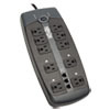 PROTECT IT! SURGE PROTECTOR, 10 OUTLETS, 8 FT CORD, 2395 JOULES, BLACK