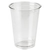 Clear Plastic Pete Cups, 10 Oz, Wisesize, 25/pack, 20 Packs/carton
