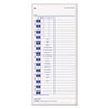 <strong>TOPS™</strong><br />Time Clock Cards, Replacement for 35100-10, One Side, 4 x 9, 100/Pack