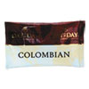 100% Pure Coffee, Colombian Blend, 1.5 oz Pack, 42 Packs/Carton