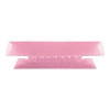Transparent Colored Tabs For Hanging File Folders, 1/3-Cut Tabs, Pink, 3.5" Wide, 25/pack