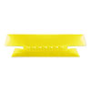 Transparent Colored Tabs For Hanging File Folders, 1/3-Cut Tabs, Yellow, 3.5" Wide, 25/pack