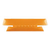Transparent Colored Tabs For Hanging File Folders, 1/3-Cut Tabs, Orange, 3.5" Wide, 25/pack