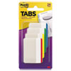 Lined Tabs, 1/5-Cut, Assorted Colors, 2" Wide, 24/Pack