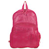 <strong>Eastsport®</strong><br />Mesh Backpack, Fits Devices Up to 17", Polyester, 12 x 5 x 18, Clear/English Rose