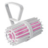Health Gards Toilet Rim Cage With Non-Para Block, Cherry Scent, White/pink, 12/carton