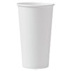 Polycoated Hot Paper Cups, 20 Oz, White, 600/carton