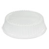 Dome Covers For Dinnerware, For 9" Foam Plates, Clear, 125/bag, 4/bags Carton