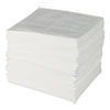 Env Maxx Enhanced Oil Sorbent Pads, .24gal, 15w X 19l, White, 100/bundle